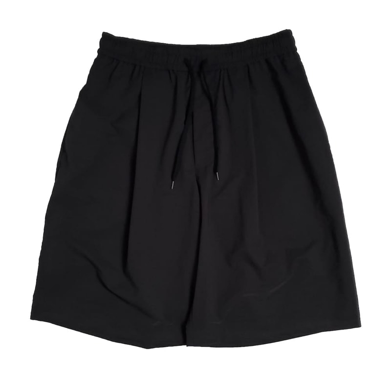 ATON(ȥ) STRETCH WOOLY NYLON WIDE EASY SHORTS
