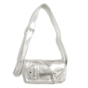 beautiful people(ӥ塼ƥեԡץ) riders flap shoulder bag silver