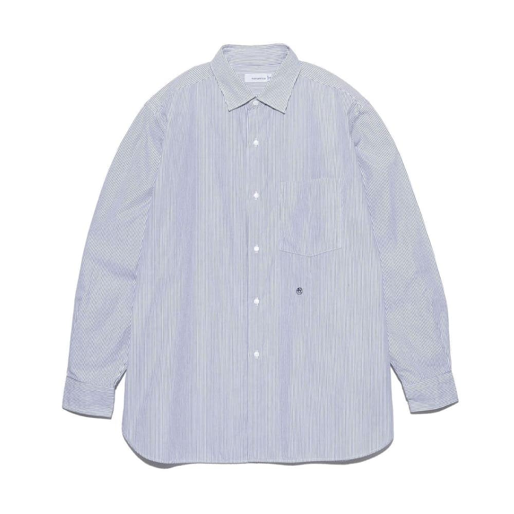 nanamica(ナナミカ) Regular Collar Stripe Wind Shirt