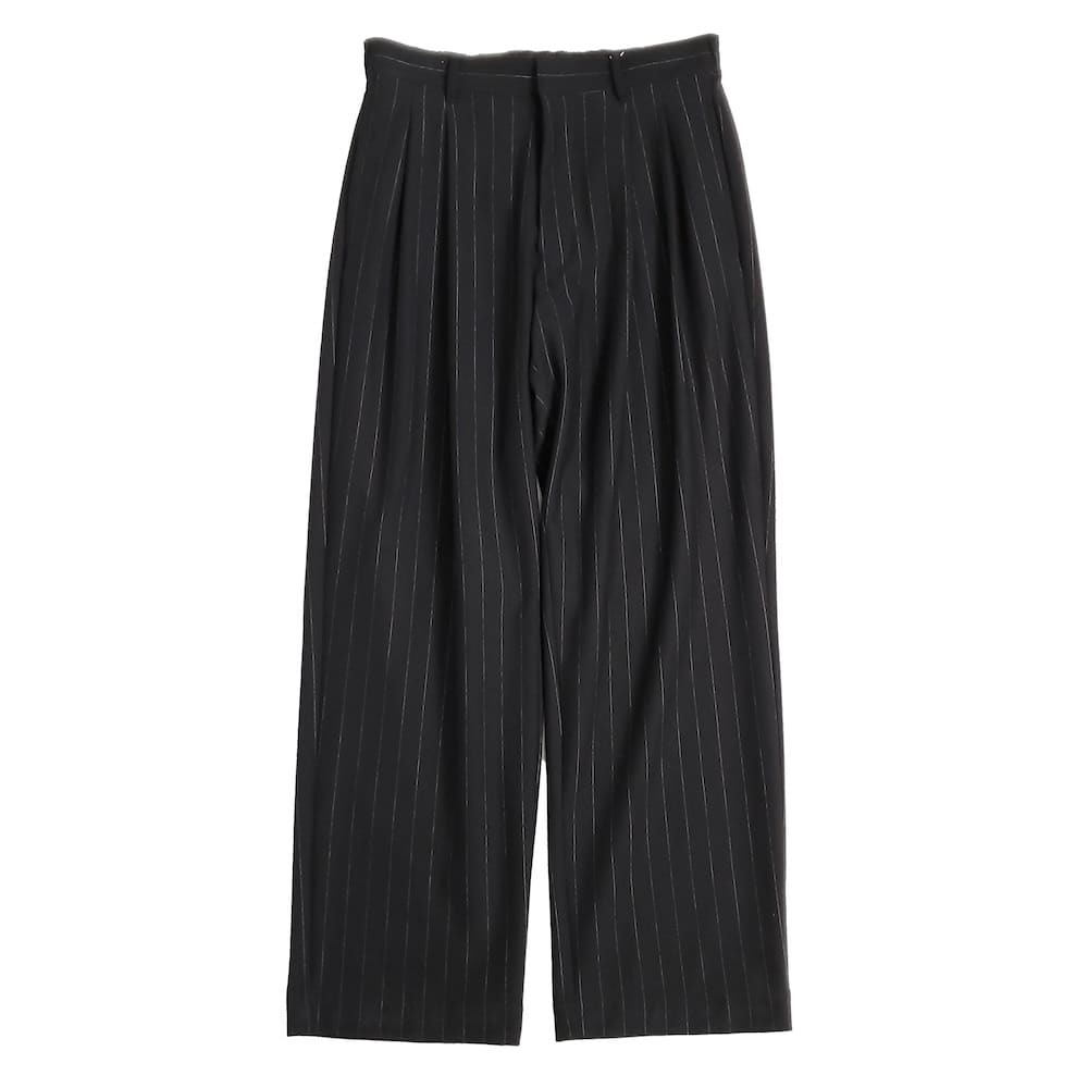 KANEMASA(カネマサ) 36G Wool Stripe Easy Trousers
