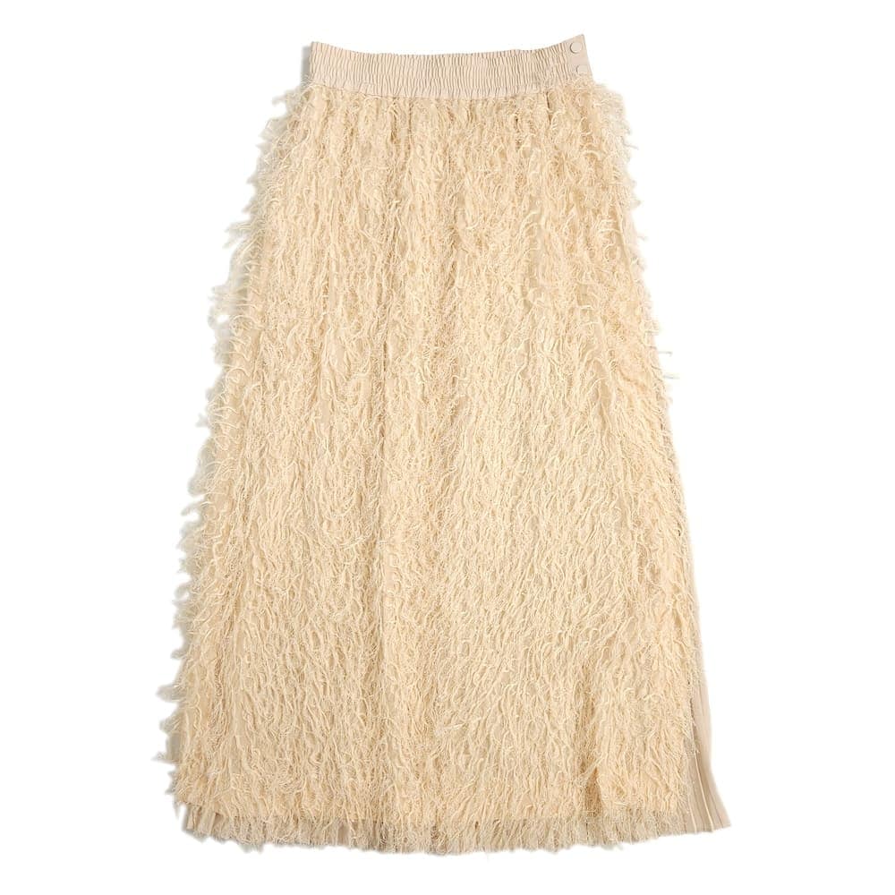 【SALE】HYKE(ハイク) FRINGE SKIRT