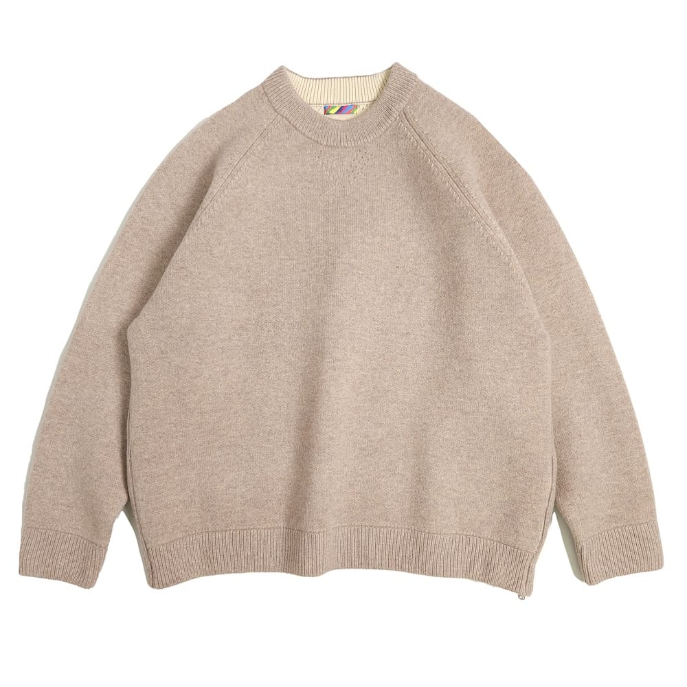 is-ness(イズネス) VENTILATION KNITTED CREW - COLDBECK ONLINE