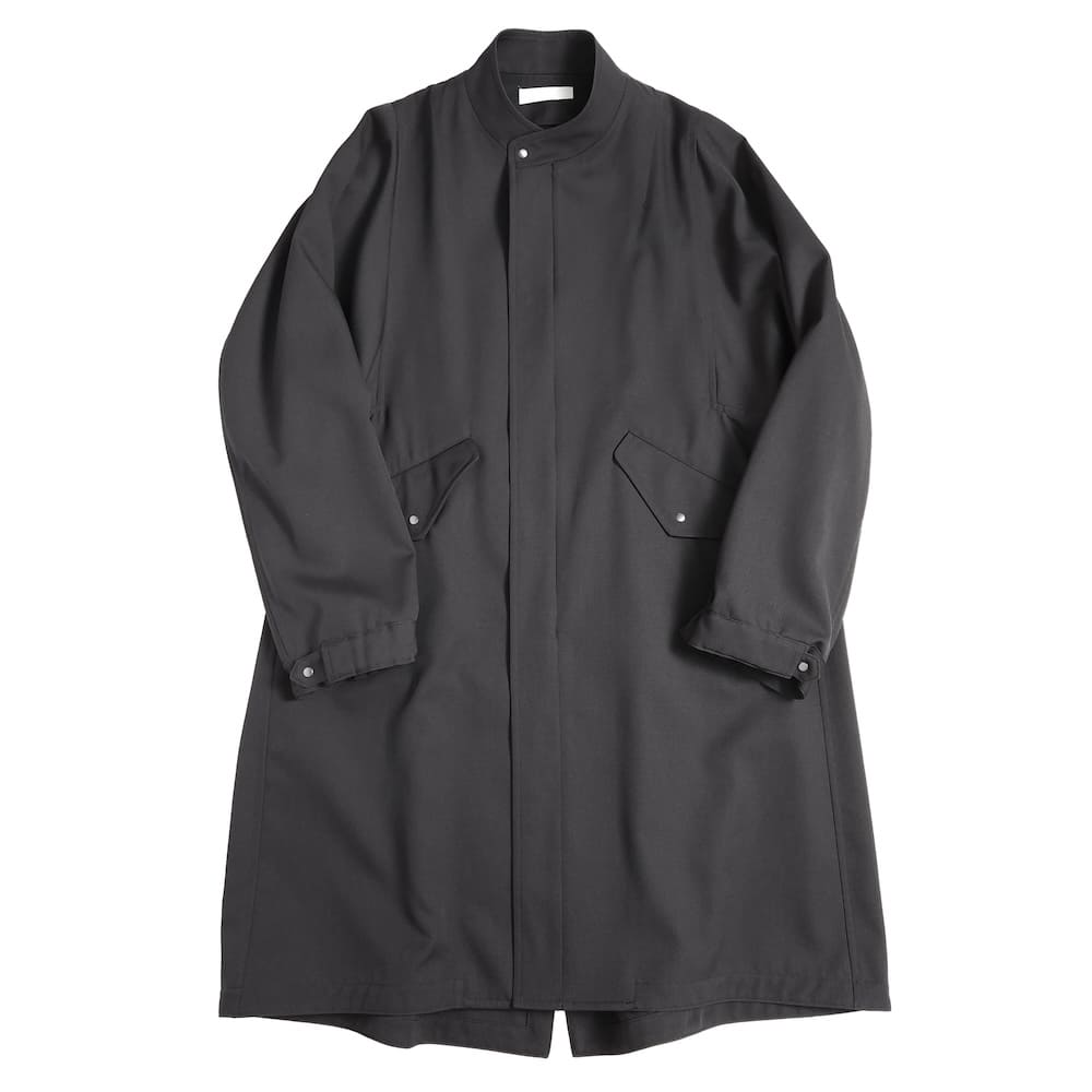 CLANE BOA SLEEVE MODS COAT BLACK