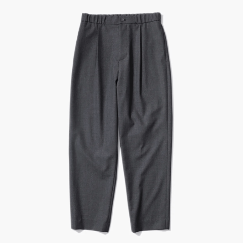ATON(ȥ) WOOL TROPICAL TAPERED EASY PANTS
