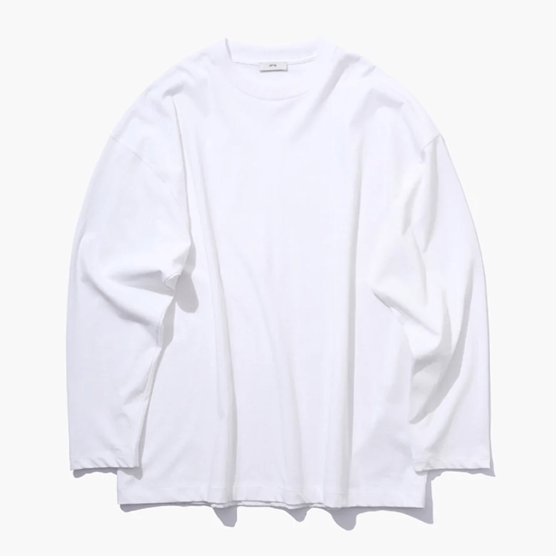 ATON(ȥ) FRESCA PLATE OVERSIZED L/S T-SHIRT