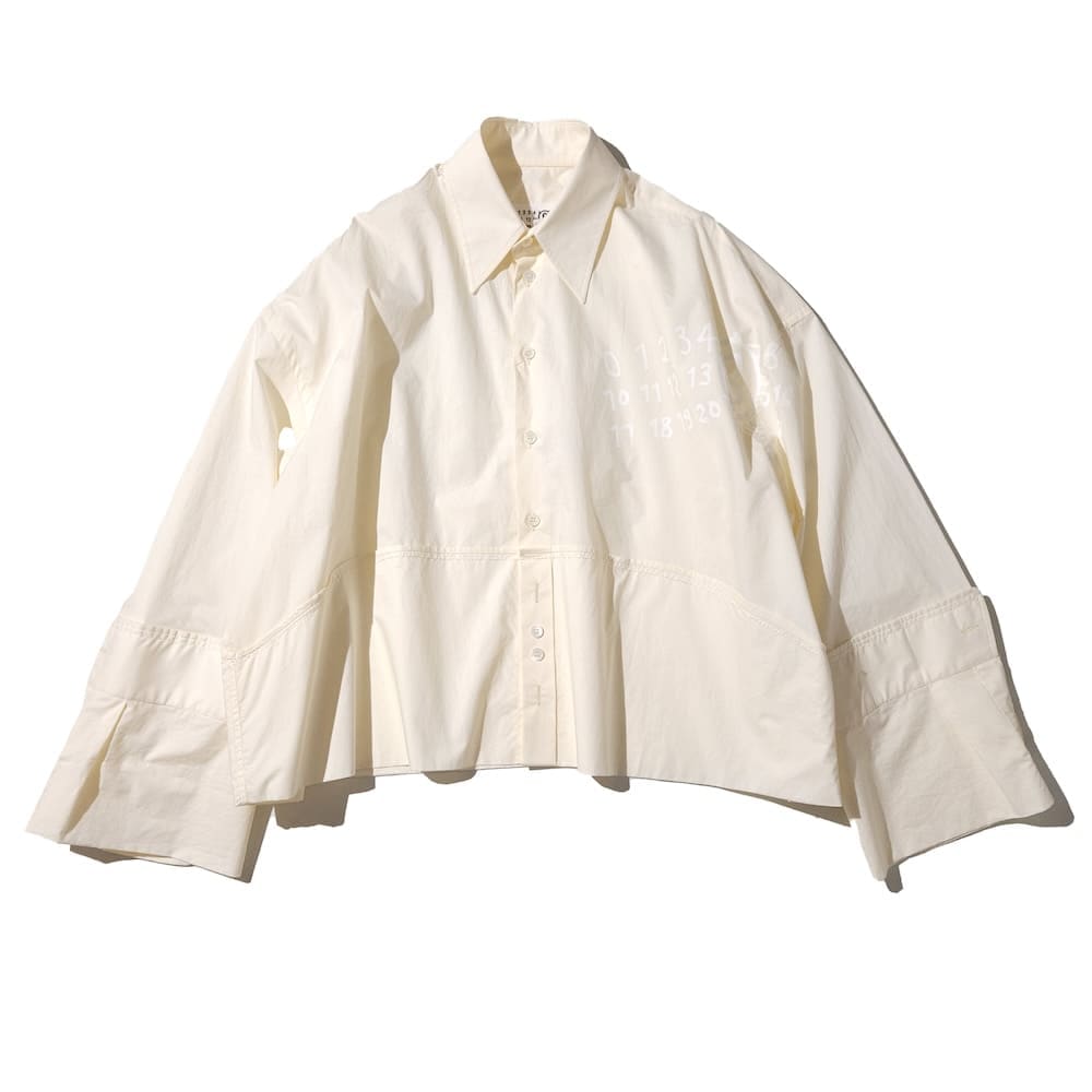 【SALE】MM6 Maison Margiela(エムエムシックスメゾンマルジェラ) Numeric Logo シャツ