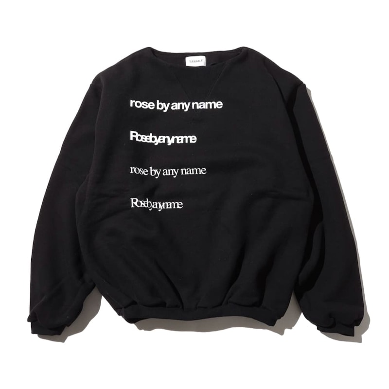 TANAKA(ʥ) THE SWEATSHIRT - BLACK