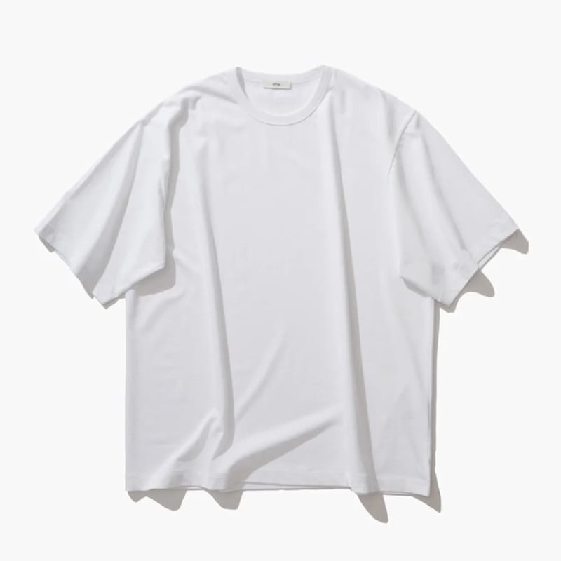 ATON(ȥ) DRY COTTON JERSEY CREWNECK T-SHIRT