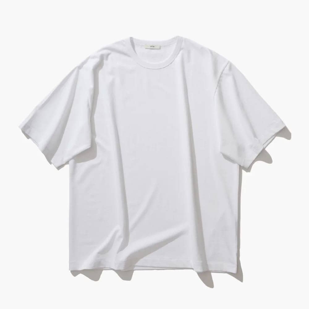 DEUXIEME CLASSE - 【aton】nuback cotton long slit t-shirt ATON NUBACK COTTON LONG SLIT T-SHIRT 2 COTTON KHK KK. AG. KM