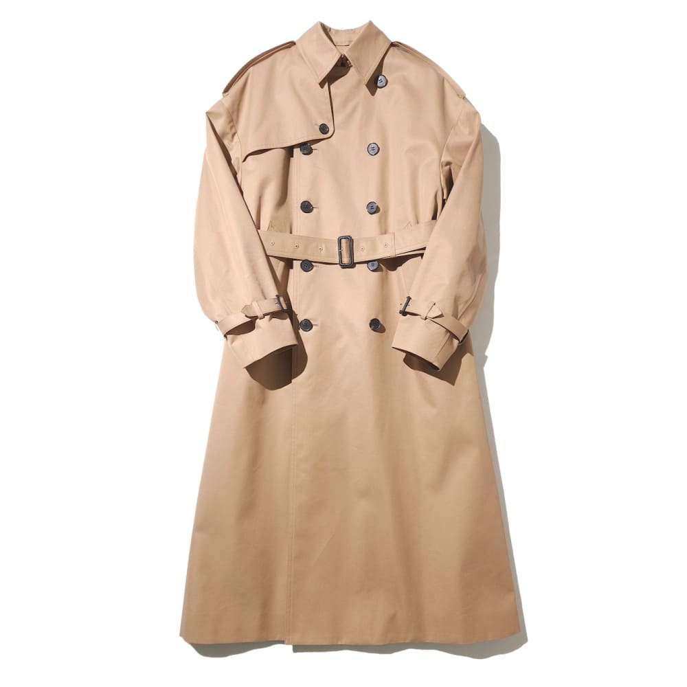 HYKE(ハイク) TRENCH COAT / BIG FIT
