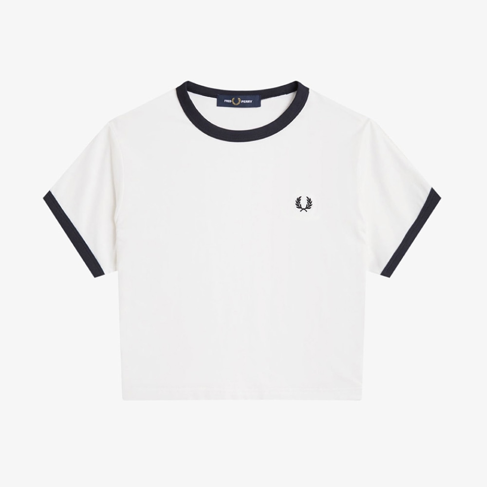 FRED PERRY(フレッドペリー) Cropped Ringer T-Shirt