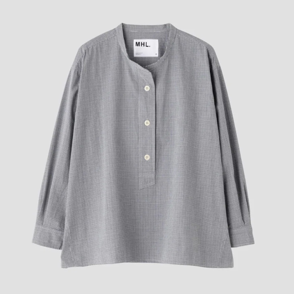 MHL.(エムエイチエル) TINY GINGHAM COTTON SHIRTS