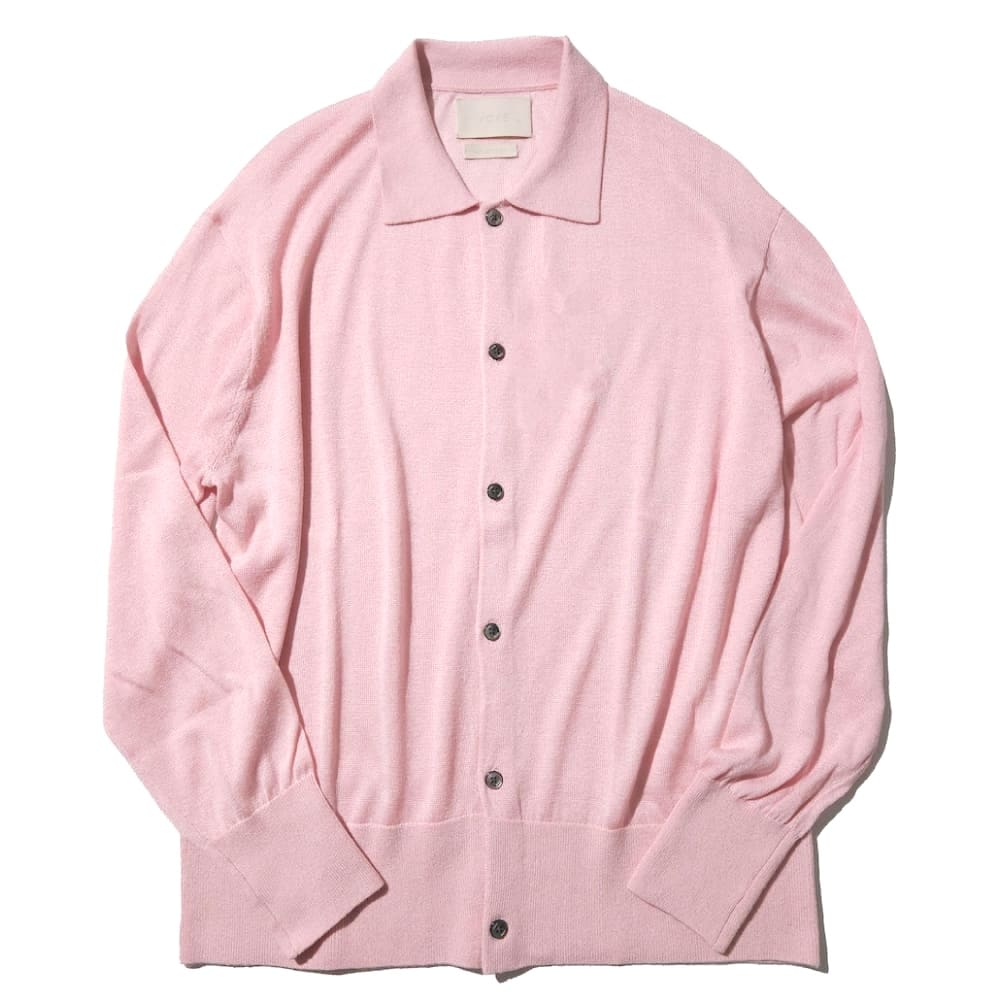 YOKE(ヨーク) SILK CASHMERE SHEER SHIRT CARDIGAN