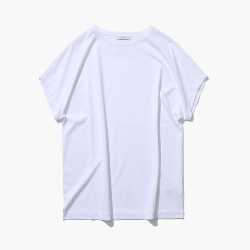 ATON(ȥ) SUVIN 60/2 CAP SLEEVE T-SHIRT