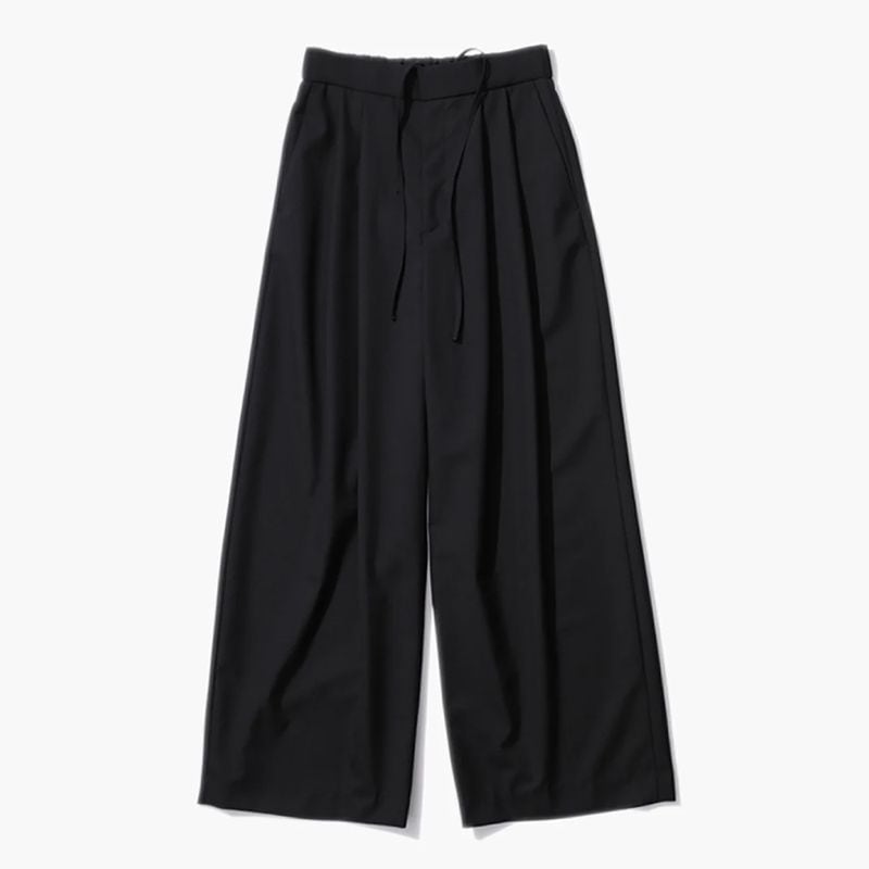 ATON(ȥ) WOOL TROPICAL WIDE EASY PANTS