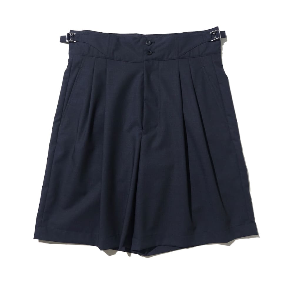 IRENISA(イレニサ) TWO TUCKS WIDE SHORTS