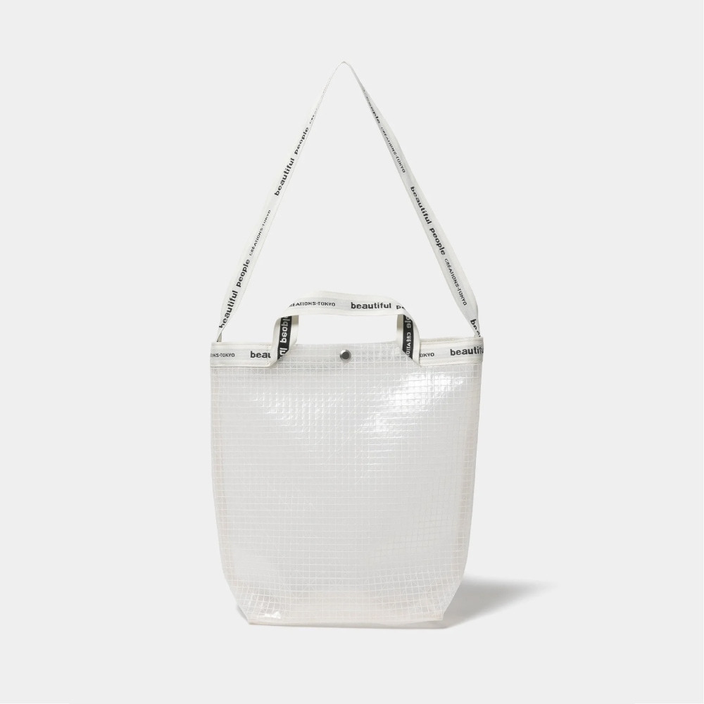 beautiful people(ビューティフルピープル) Vinyl logo tape shoulder bag
