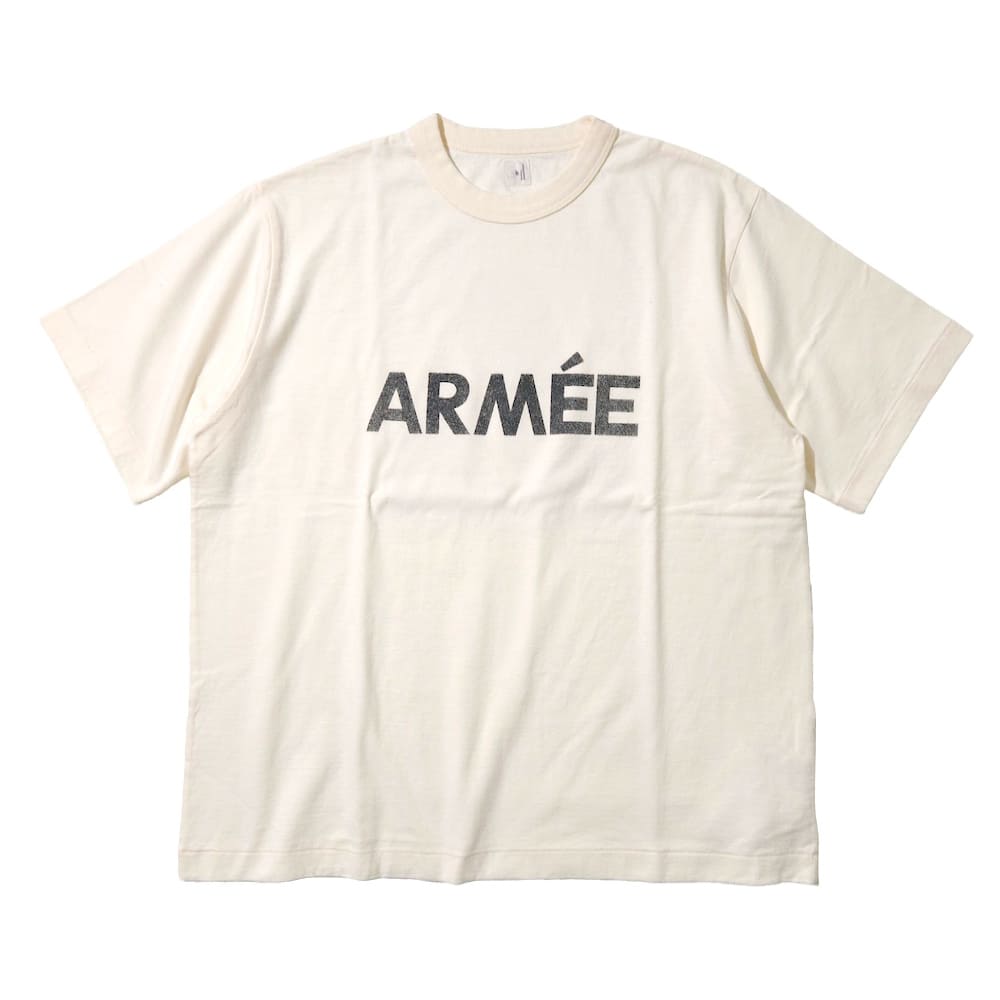 blurhmsROOTSTOCK(ブラームスルーツストック) ARMEE 88/12 Print Tee WIDE