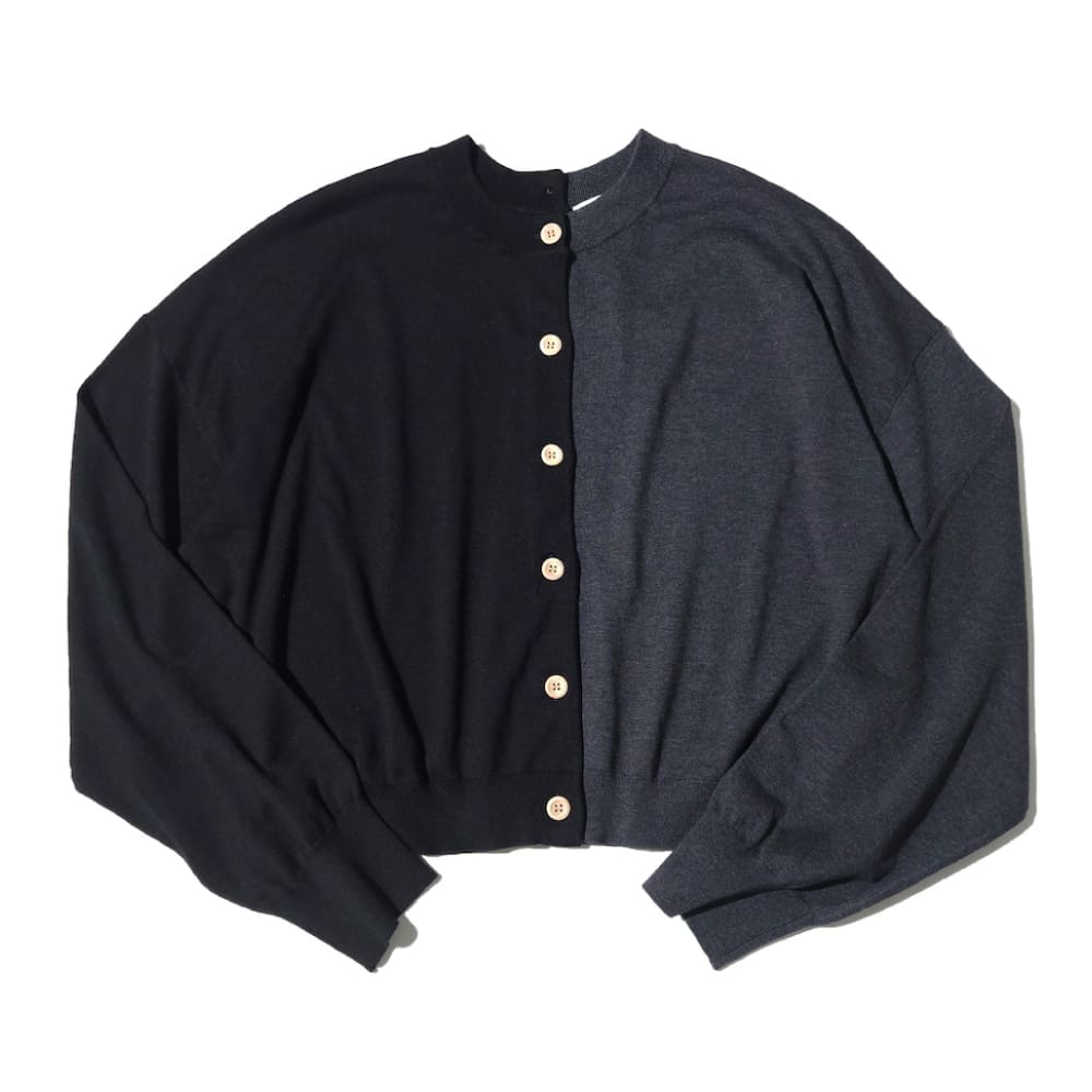 ENFOLD(エンフォルド) BICOLOR CARDIGAN