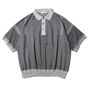YASHIKI(䥷) Umiiro Knit Polo