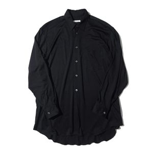 INTERIM(ƥ) EXTRA FINE MERINO WOOL JERSEY L/S REGULAR COLLAR SHIRT