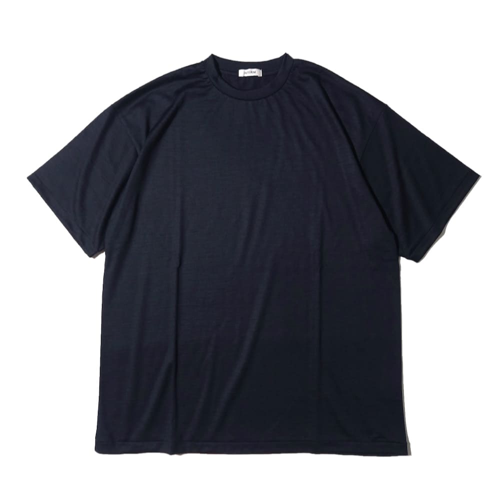 INTERIM(インテリム) EXTRA FINE MERINO WOOL JERSEY S/S TEE
