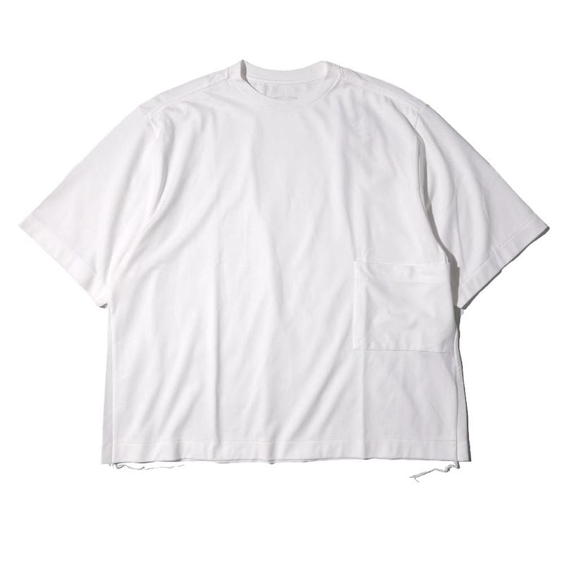 TANAKA(ʥ) THE BOXY TEE NO GRAPHIC - WHITE