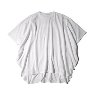 ENFOLD(ե) HALF-SLEEVES HEXAGON T-SHIRT