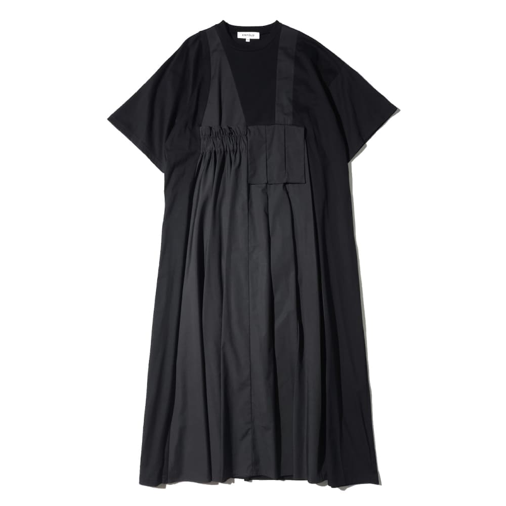 ENFOLD(エンフォルド) FAKE-LAYERED DRESS