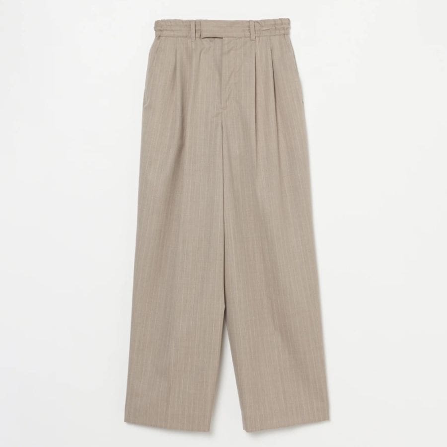 【SALE】INSCRIRE(アンスクリア) Wool Easy Pants