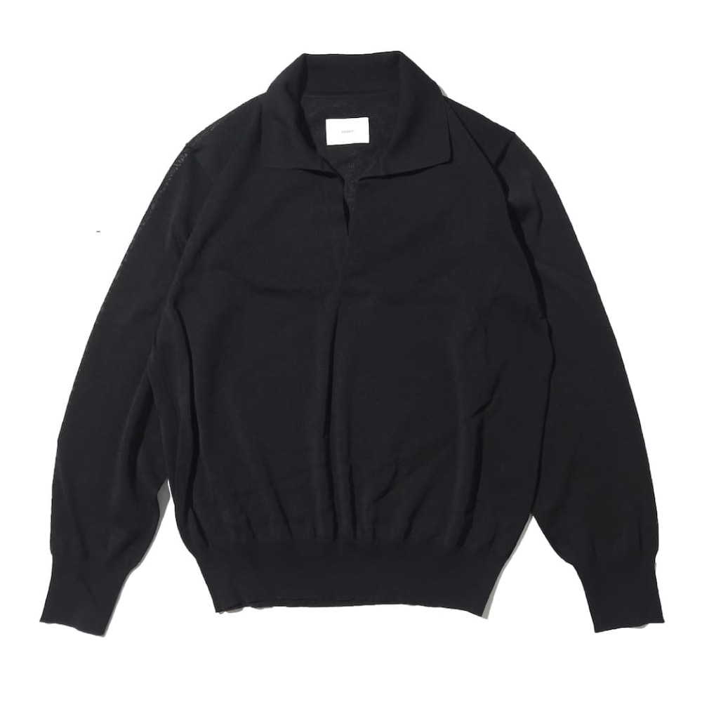 ssstein(シュタイン) WOOL/SILK KNIT SKIPPER LS