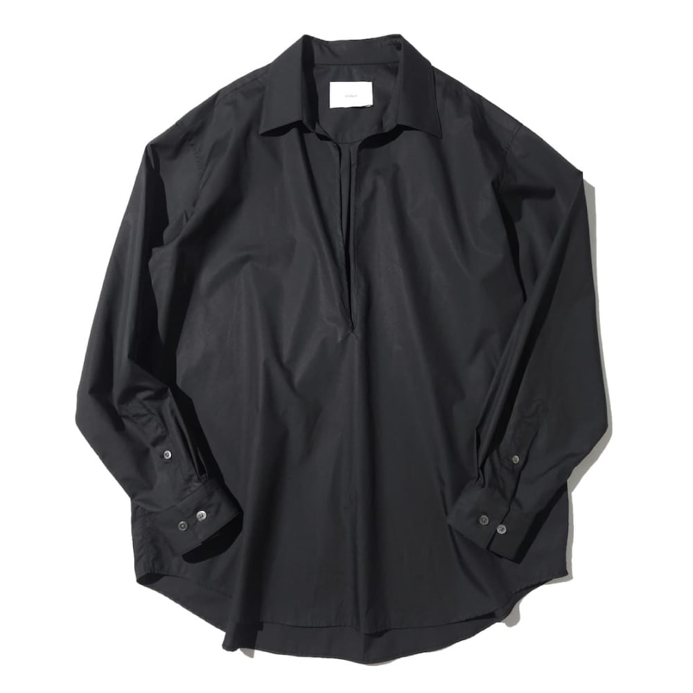 ssstein(シュタイン) SUVIN COTTON OVERSIZED SKIPPER SHIRT