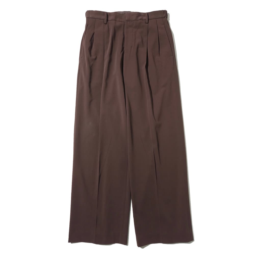 【SALE】IRENISA(イレニサ) TWO TUCKS WIDE TROUSERS