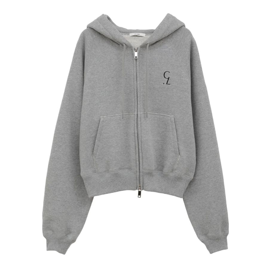 CLANE(クラネ) LOGO COMPACT ZIP UP HOODIE