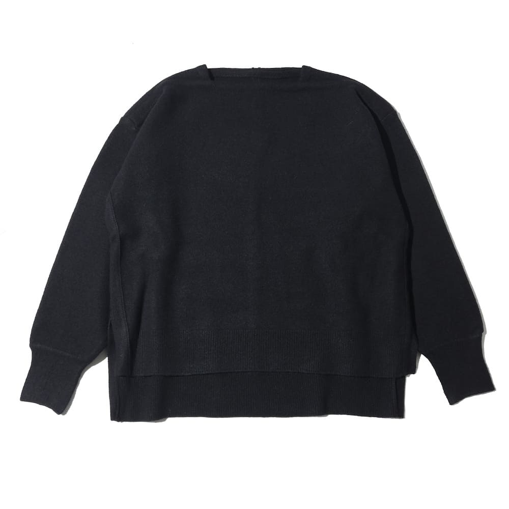 ssstein(シュタイン) EXTRA FINE WOOL KNIT BOAT NECK LS
