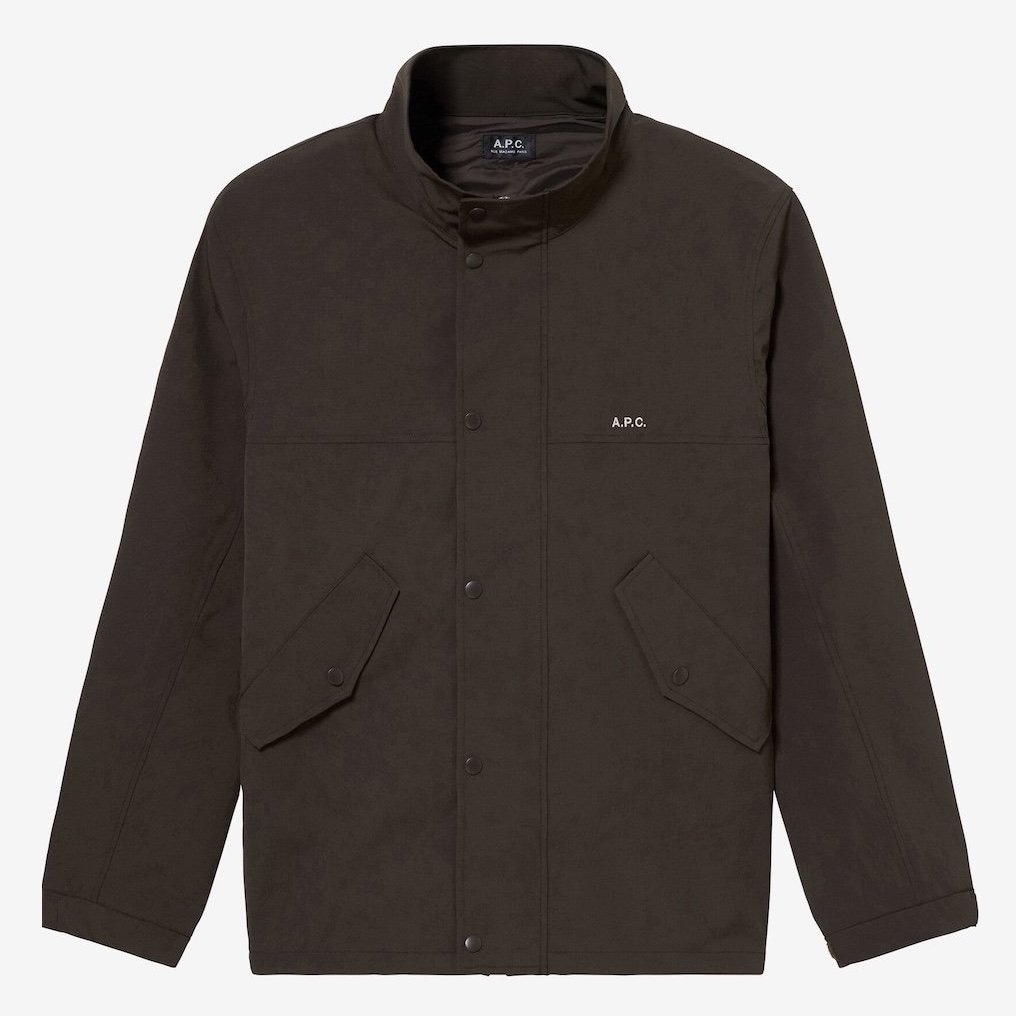 90年代 A.P.C. フランス製 アーペーセーウールジャケット グレー 90s〔A.P.C.〕 wool donkey coat made in france アーペーセー