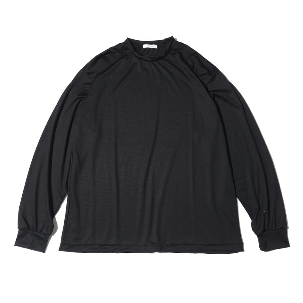 INTERIM(インテリム) EXTRA FINE MERINO WOOL JERSEY L/S TEE