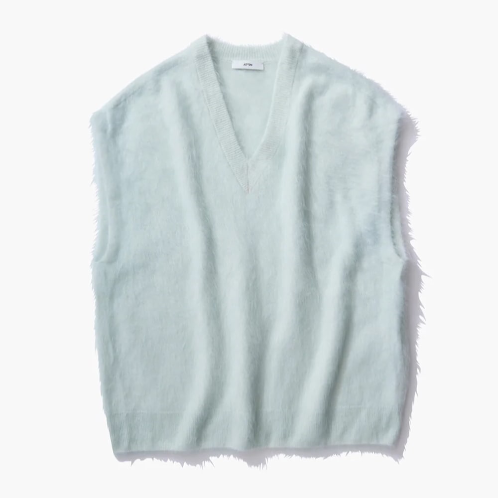ATON(エイトン) ROYAL CASHMERE FUR VEST
