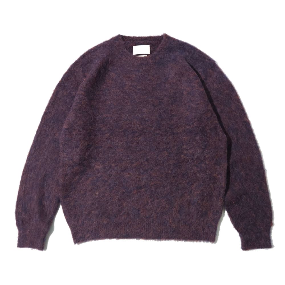 YOKE(ヨーク) 3Color Mix Baby Alpaca Crewneck Sweater