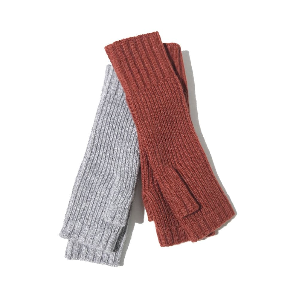 SLOANE(スローン) 10G 片畦編み カシミヤ アームウォーマー