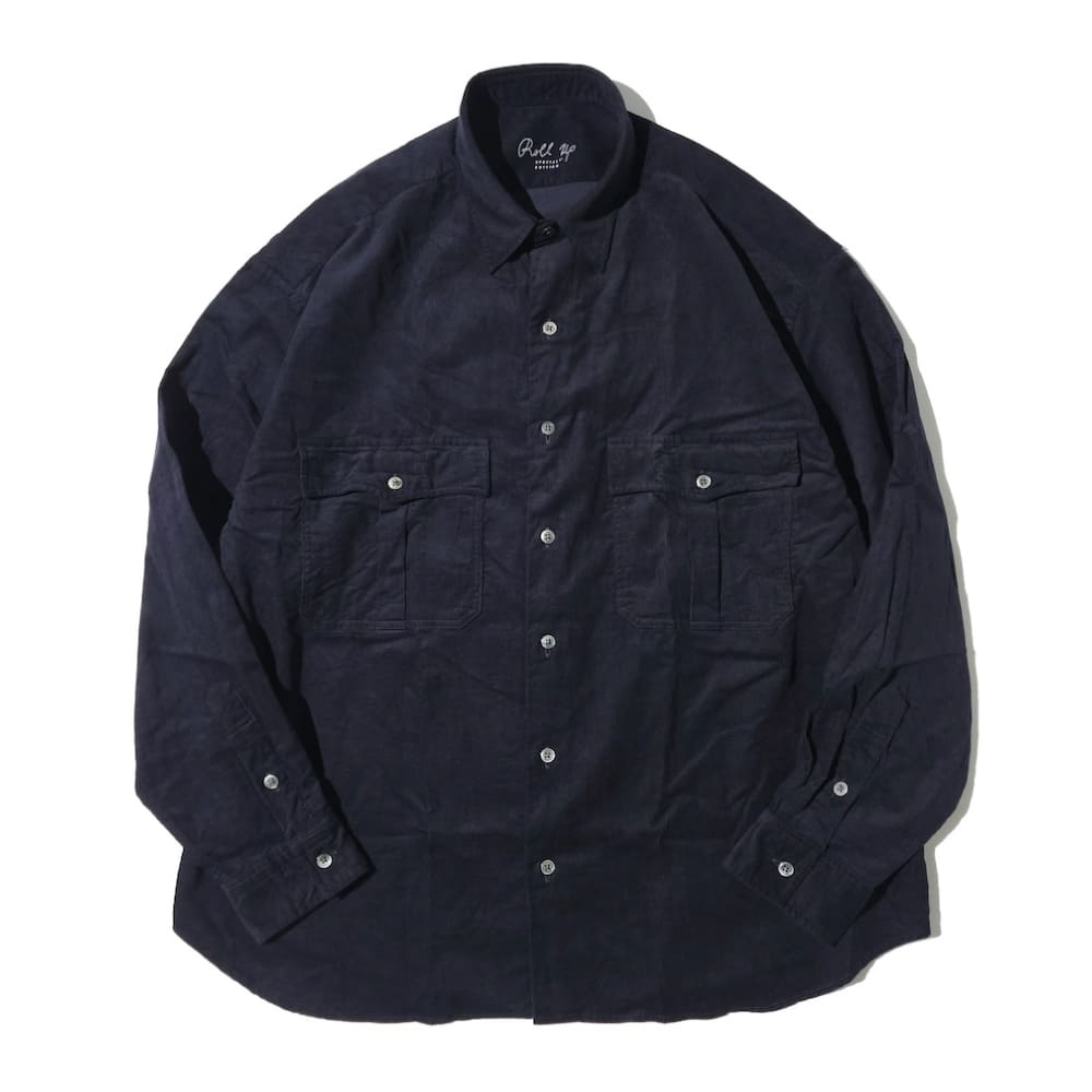 Porter Classic(ポータークラシック) ROLL UP ORGANIC CORDUROY SHIRT
