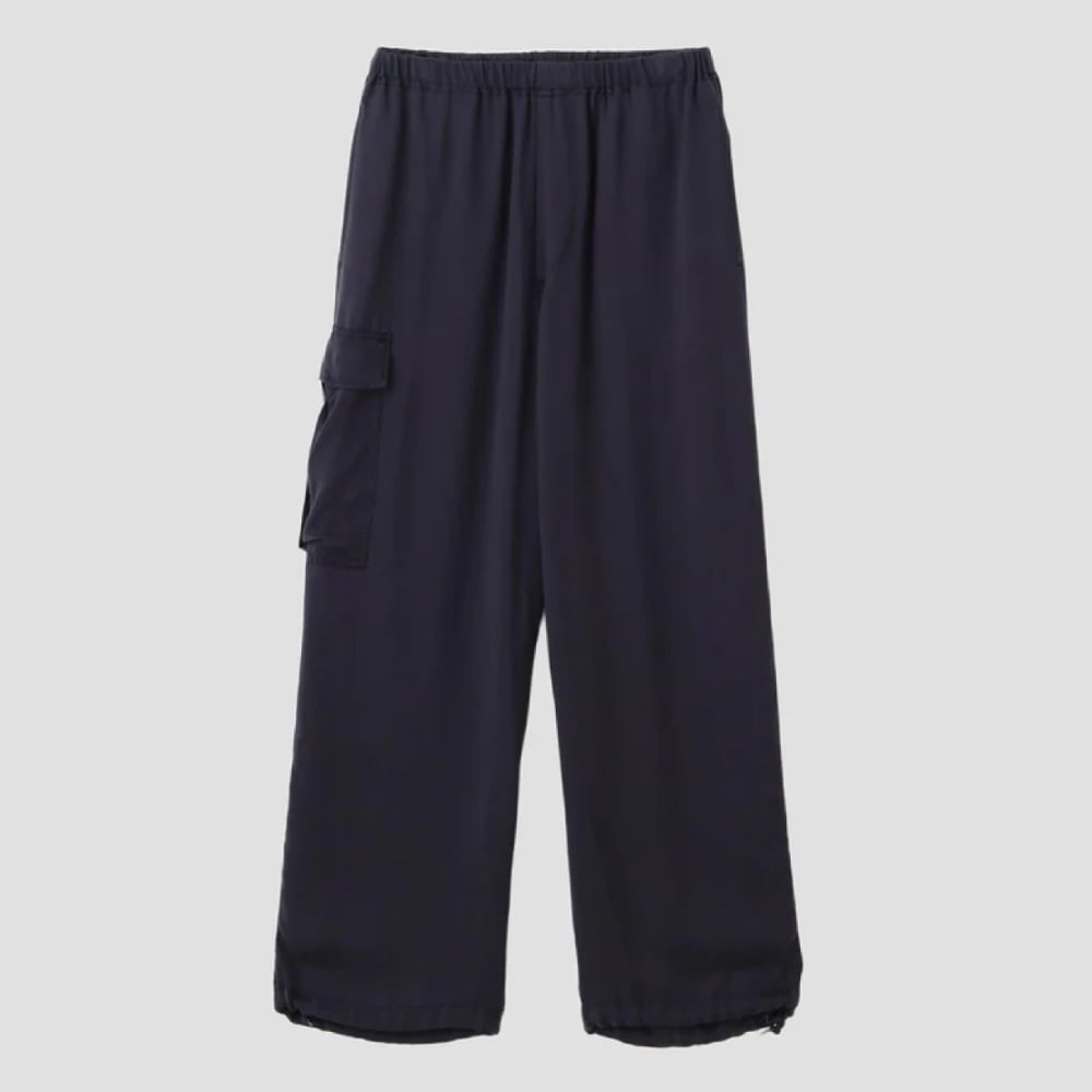 YLEVE(イレーヴ) CUPRA TWILL GARMANT DYE EASY CARGO TROUSERS