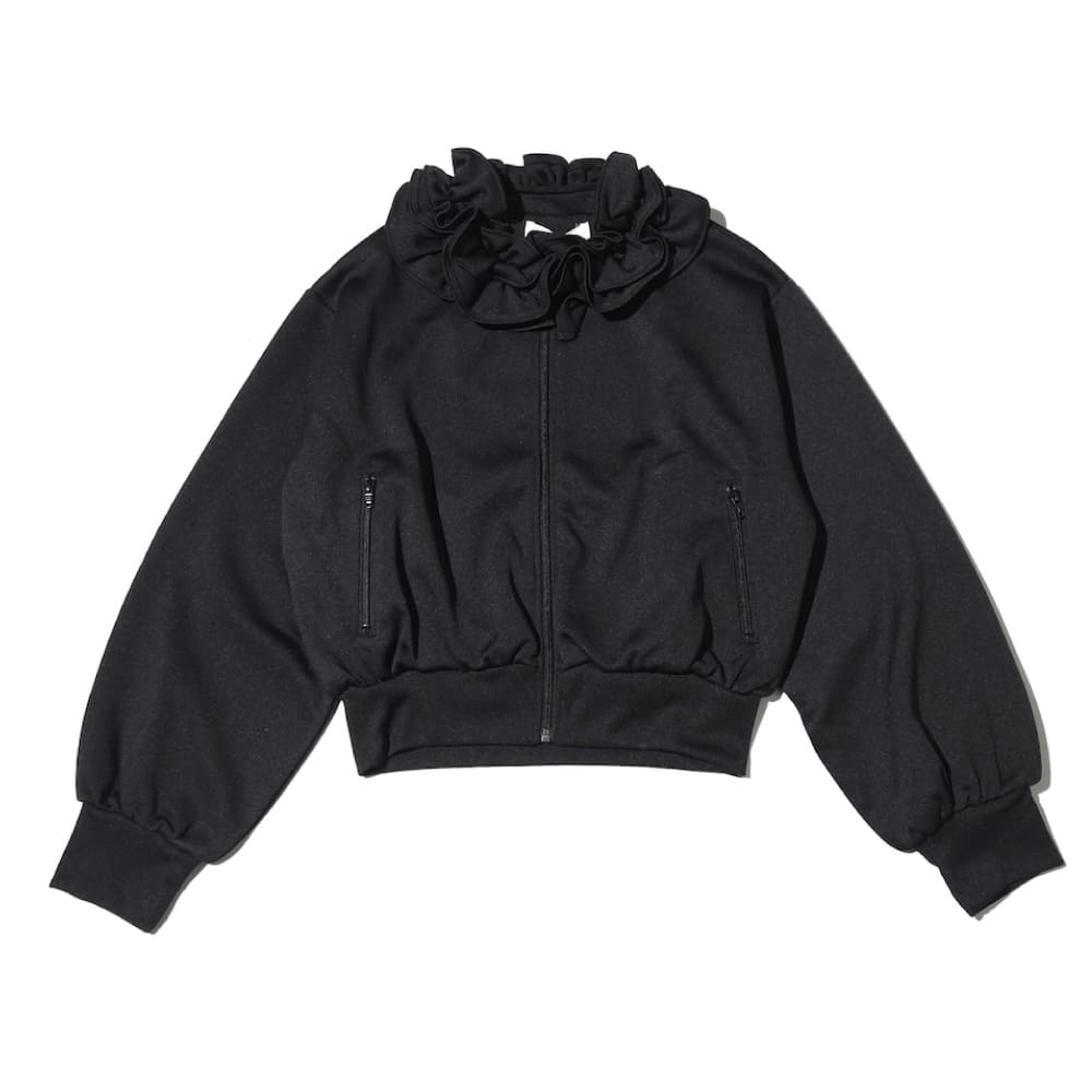 crinkle crinkle crinkle(クリンクルクリンクルクリンクル) frill coller track jacket