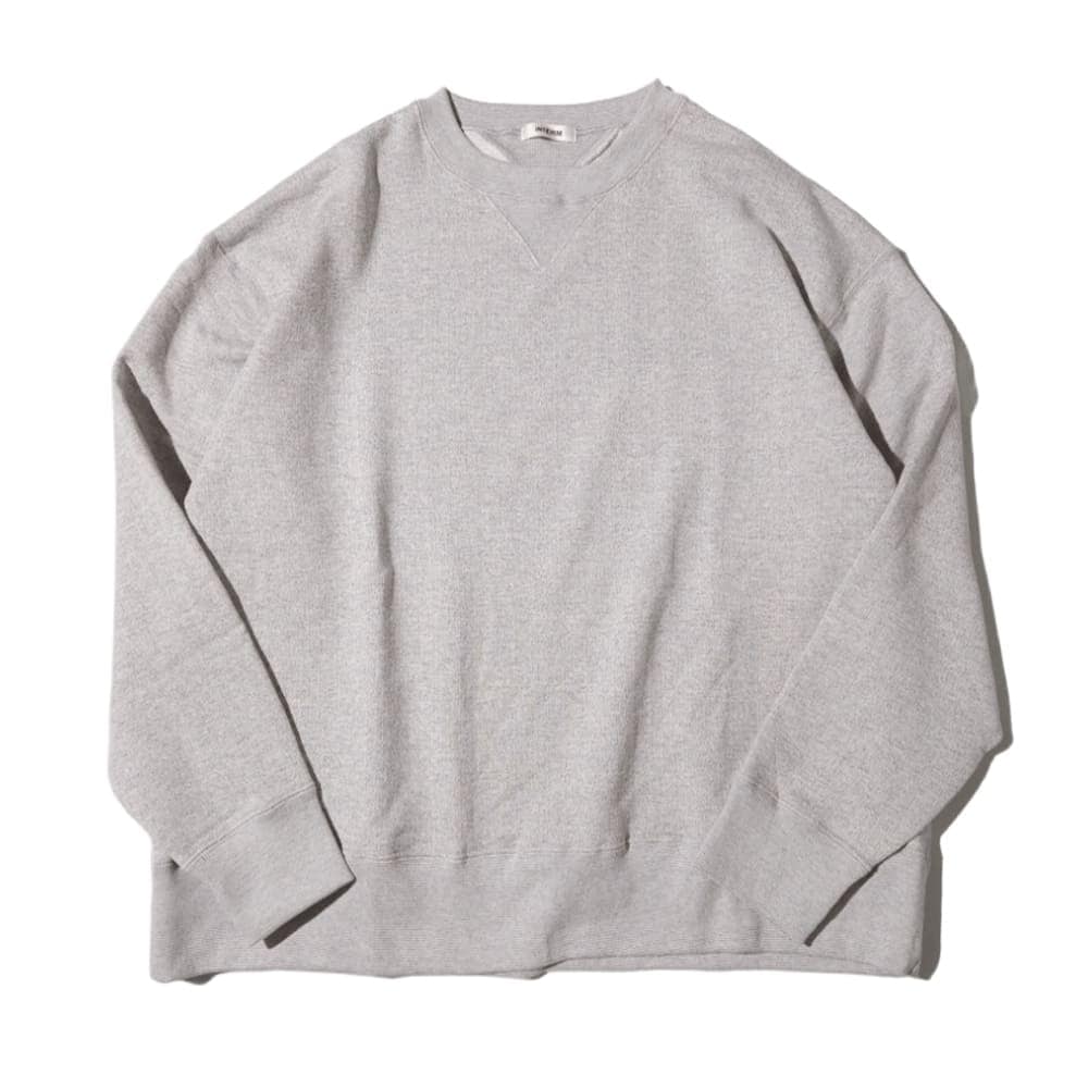 INTERIM(インテリム) HYPER BIG BOTH V-GAZETTE LOOP WHEEL SWEAT SHIRT