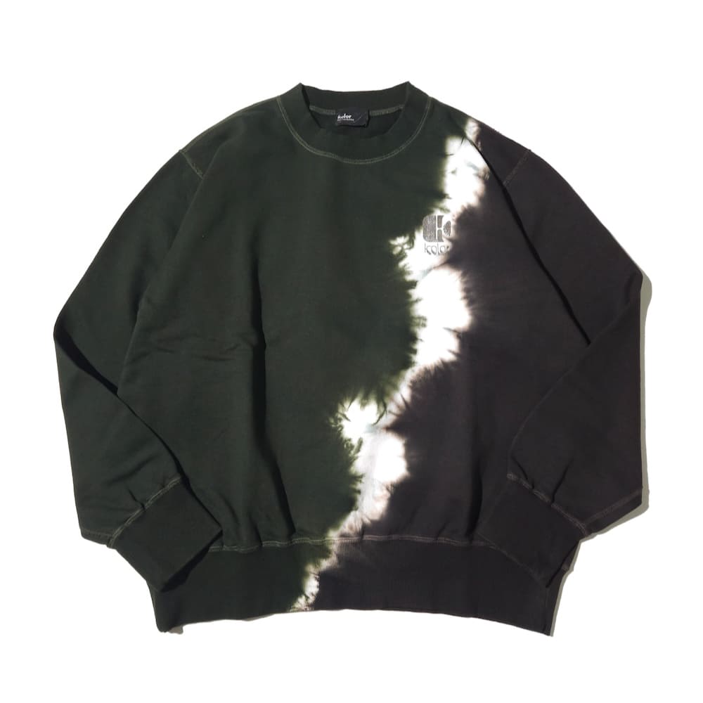 kolor(カラー) Tiedye Long Sleeve Crew Sweat