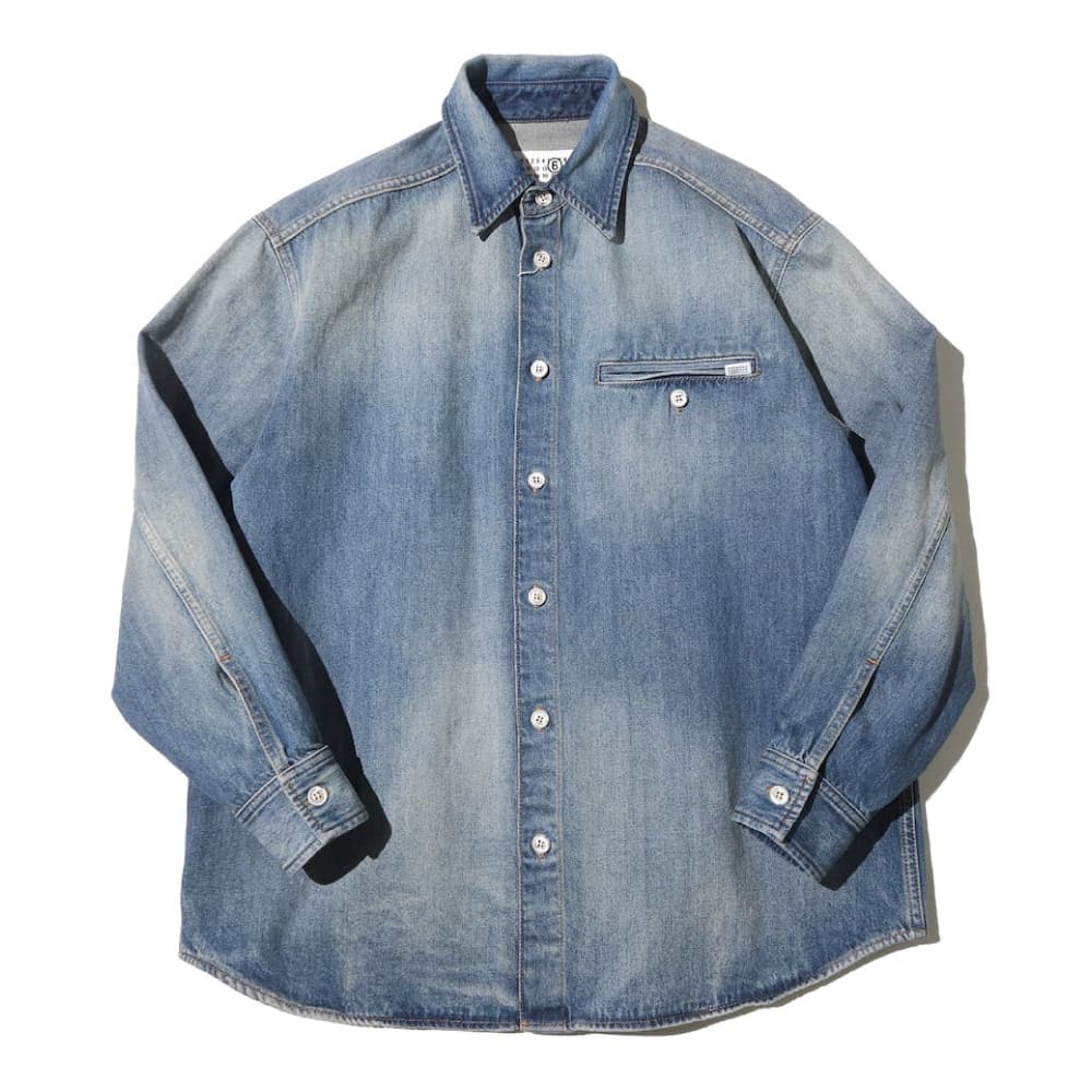 MM6 Maison Margiela(エムエムシックスメゾンマルジェラ) ロングスリーブデニムシャツ