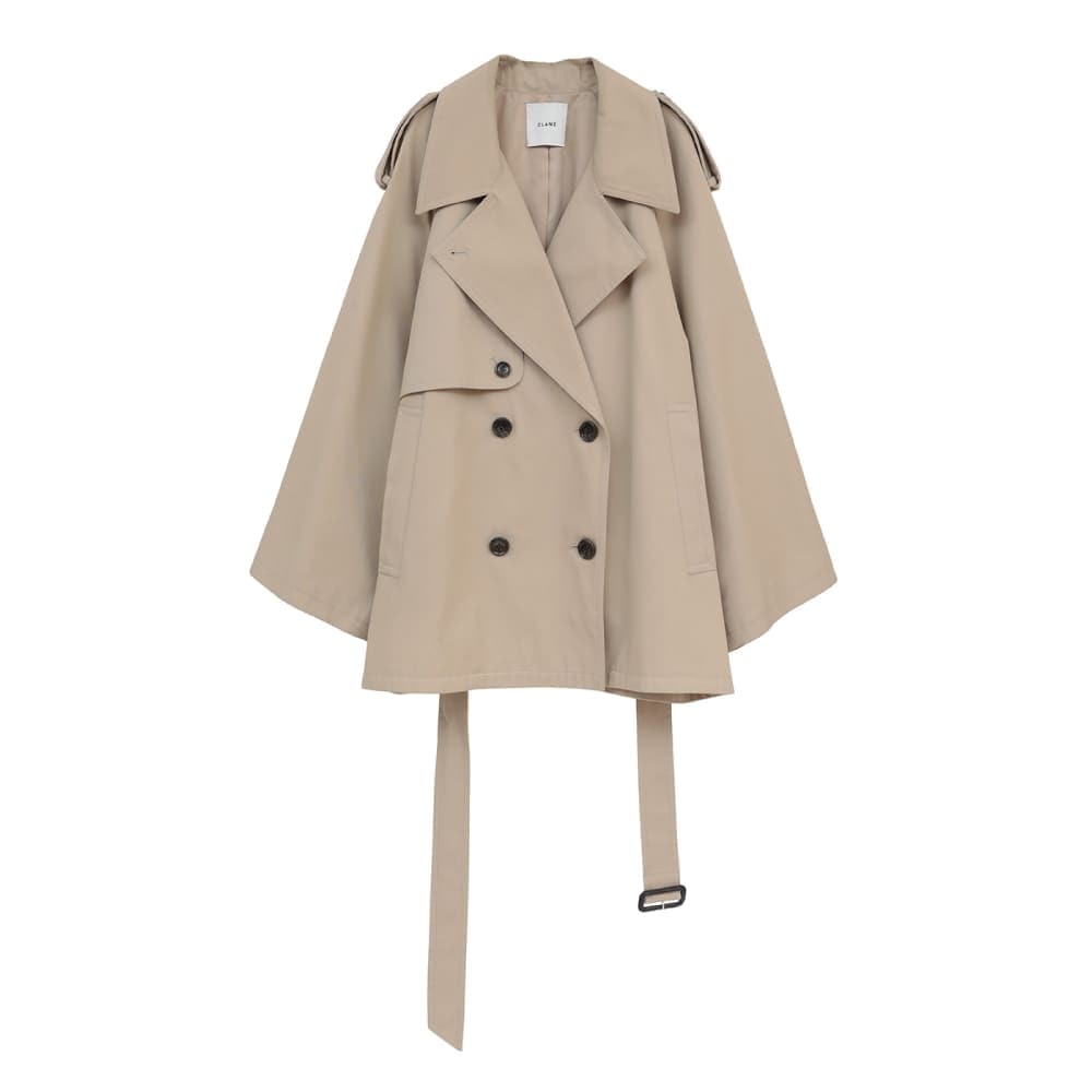 CLANE(クラネ) OVER SHORT TRENCH COAT
