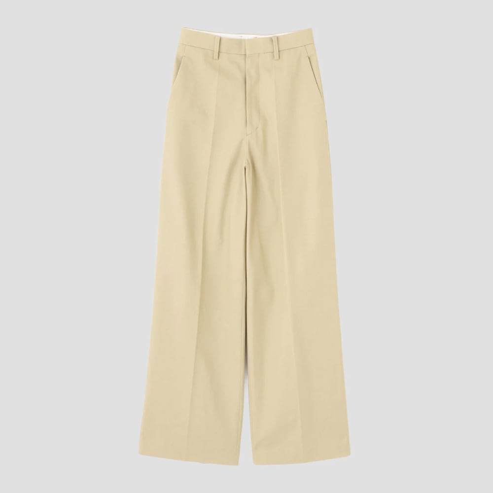 YLEVE(イレーヴ) FINX COTTON CHINO TROUSERS