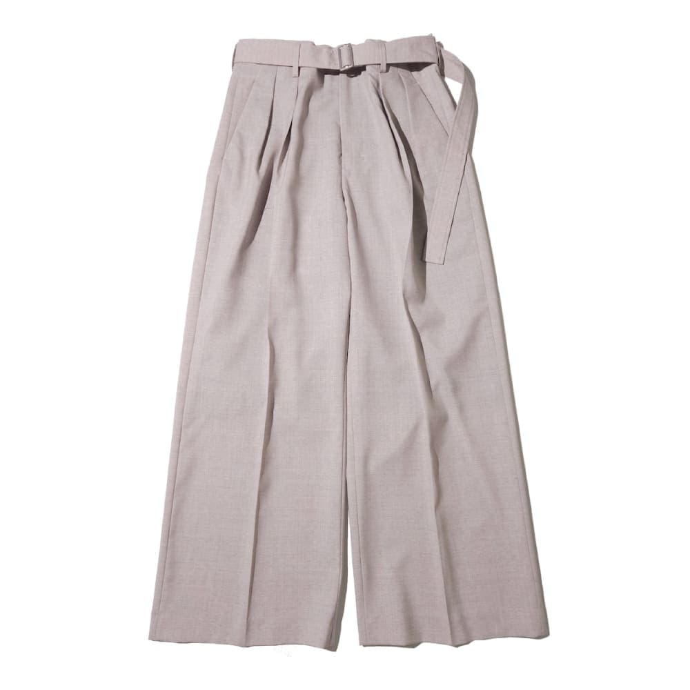 IRENISA(イレニサ) BELTED BUGGY TROUSERS