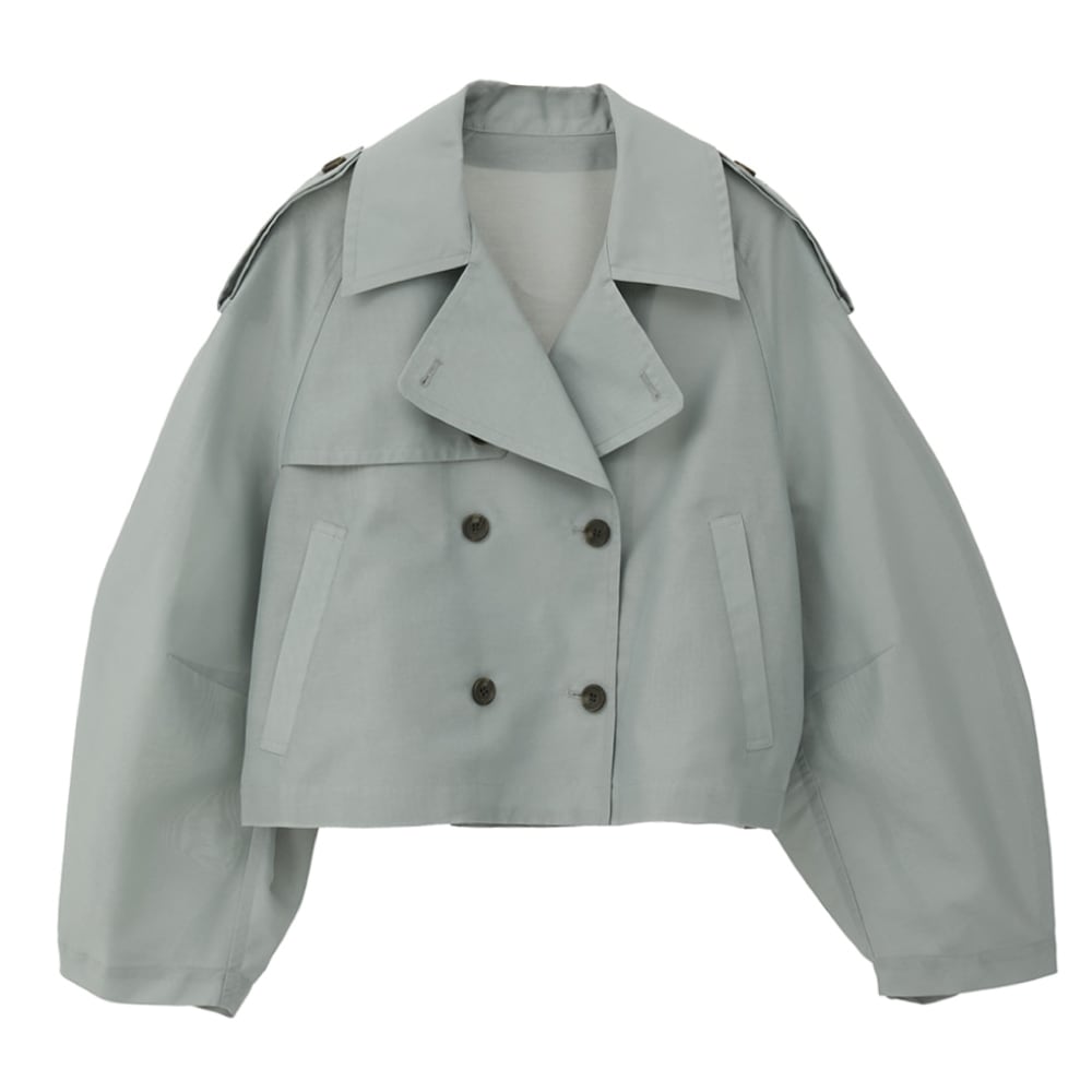 CLANE(クラネ) SHEER SHORT TRENCH JACKET